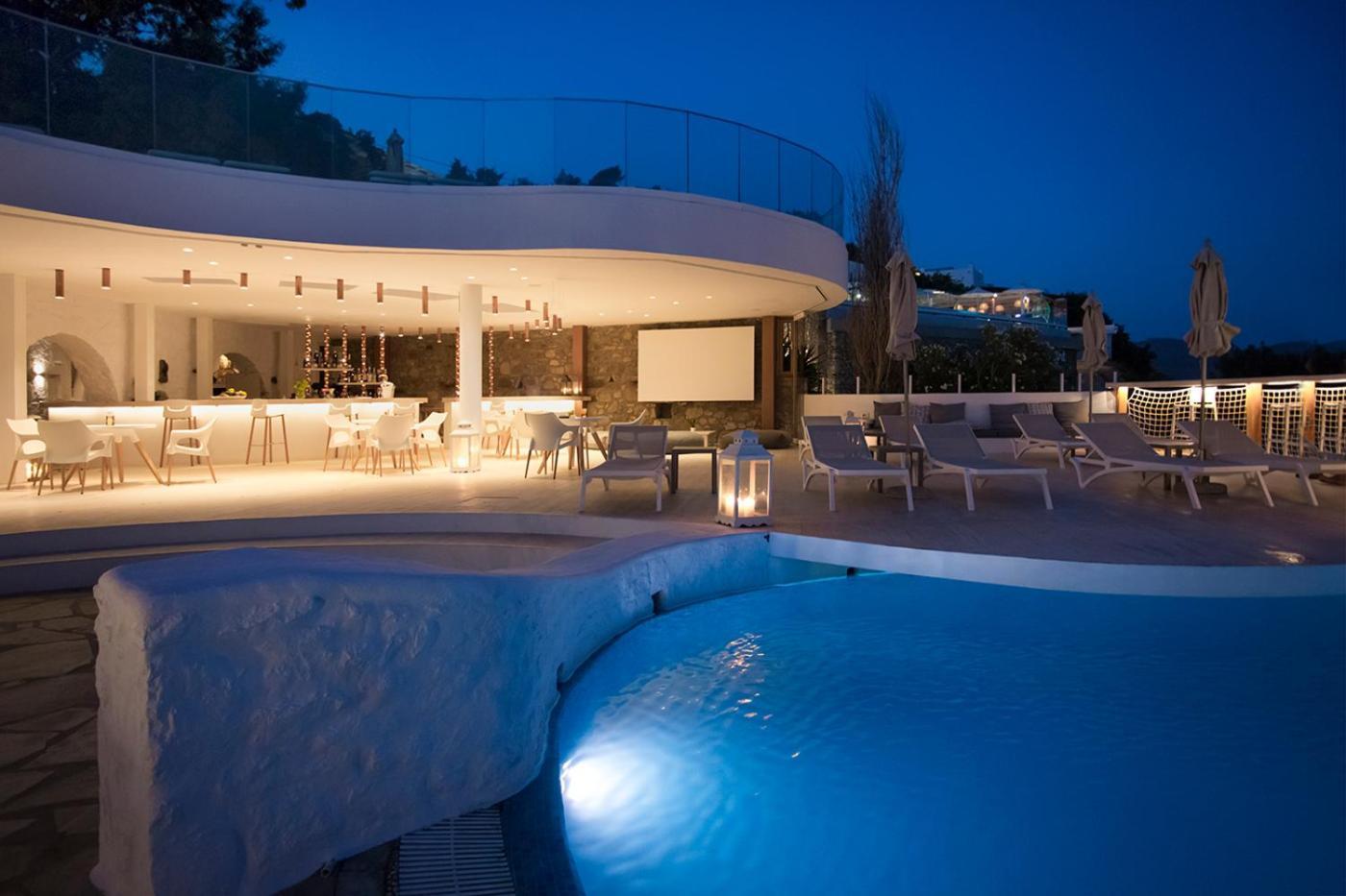Albatros Club Mykonos Hotel Panormos  Exterior foto